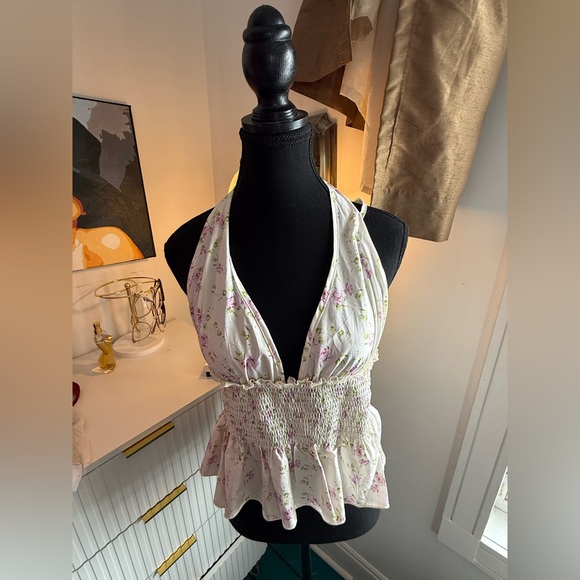 Floral Halter Top - Picture 3 of 3